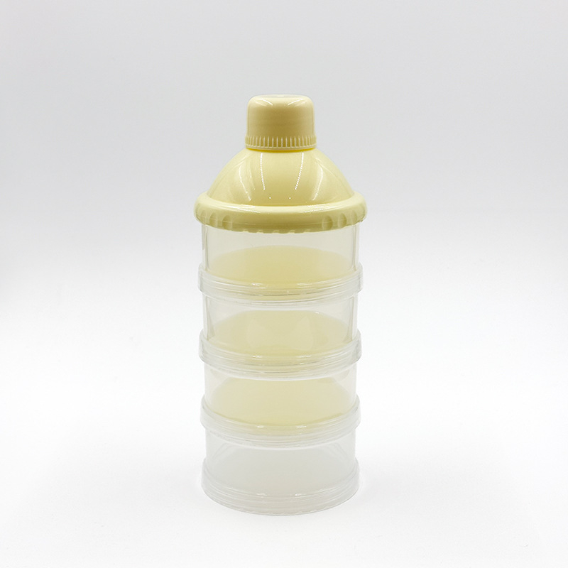 Star Κιβώτιο γάλακτος σε σκόνη για βρέφη, 3 ή 4 επίπεδα με ανεξάρτητα διαμερίσματα, φορητό περιστρεφόμενο δοχείο γάλακτος για 0–3 ετών