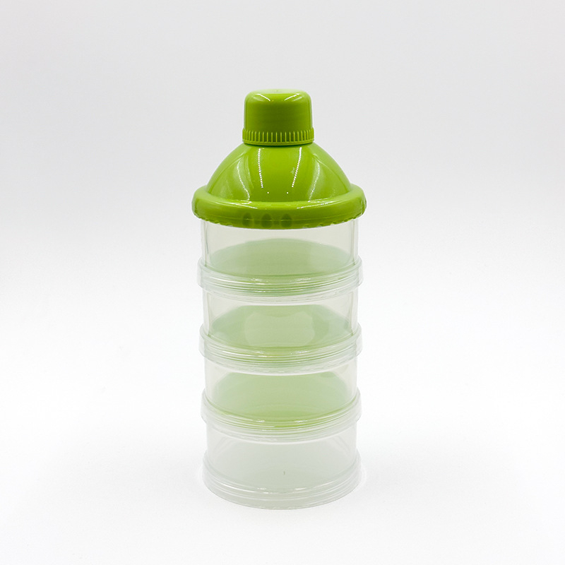 Star Κιβώτιο γάλακτος σε σκόνη για βρέφη, 3 ή 4 επίπεδα με ανεξάρτητα διαμερίσματα, φορητό περιστρεφόμενο δοχείο γάλακτος για 0–3 ετών