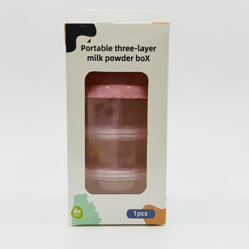 Star Κιβώτιο γάλακτος σε σκόνη για βρέφη, 3 ή 4 επίπεδα με ανεξάρτητα διαμερίσματα, φορητό περιστρεφόμενο δοχείο γάλακτος για 0–3 ετών