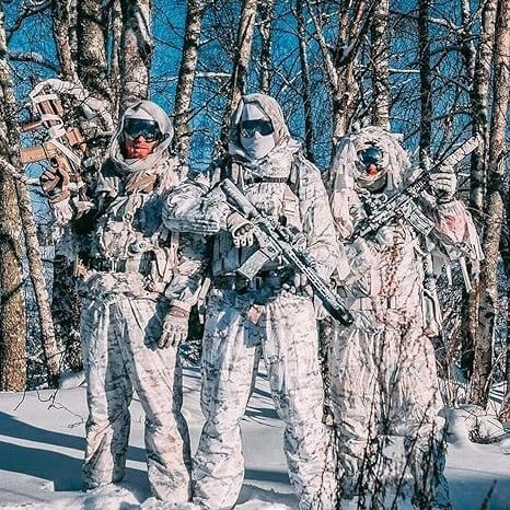 Zimski unisex kamuflažni kombinezon, vodootporan, uzorak kamuflaže, Snowfield Coverall