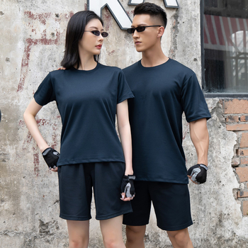 Odjeća za trening za odrasle, unisex, pamuk–mješavina, brzo sušenje, prozračna, odvlaživanje vlage, ljeto