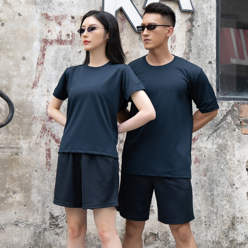 Odjeća za trening za odrasle, unisex, pamuk–mješavina, brzo sušenje, prozračna, odvlaživanje vlage, ljeto