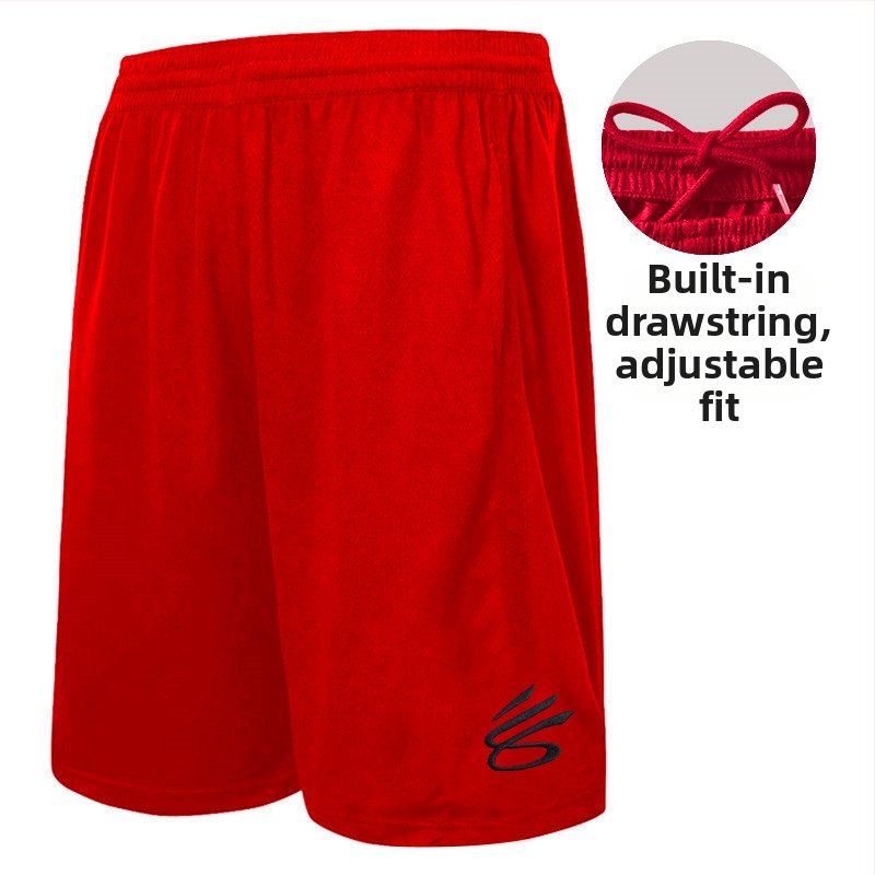 Basketbalové tréningové šortky – zmes bavlny s 30% elastanu, rýchloschnúce, unisex, pre basketbal, tréning a zahriatie