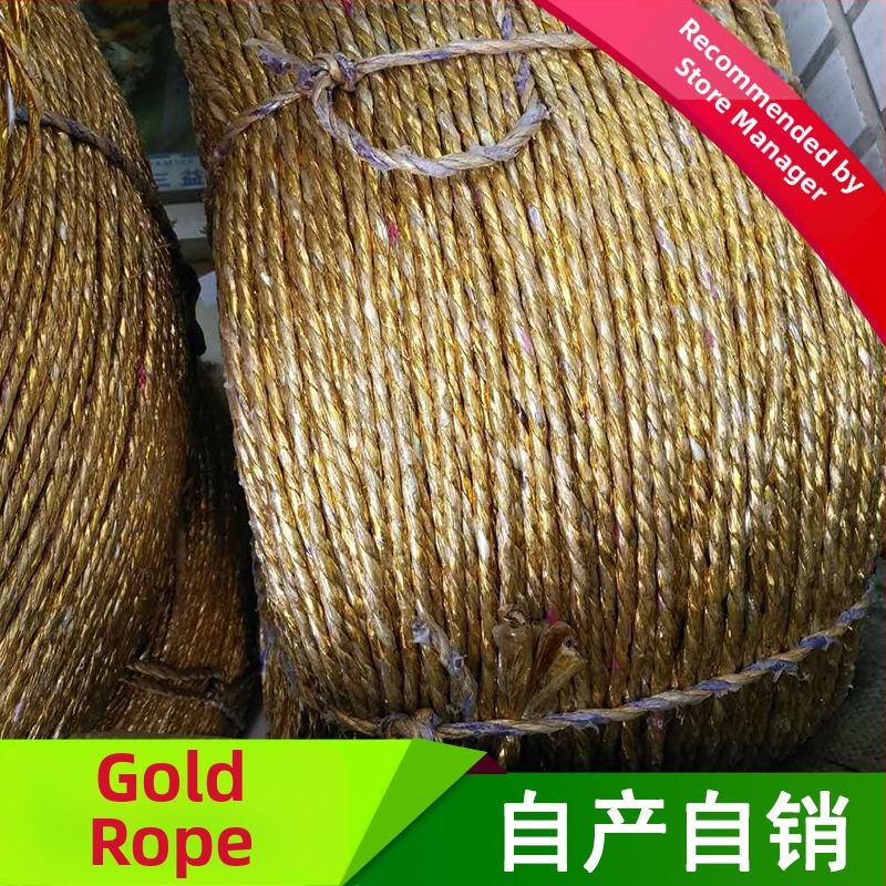 Skleníkové baliace lano, Gold Rope, materiál: kvetinový papier, hrúbka: 4, hmotnosť: 100