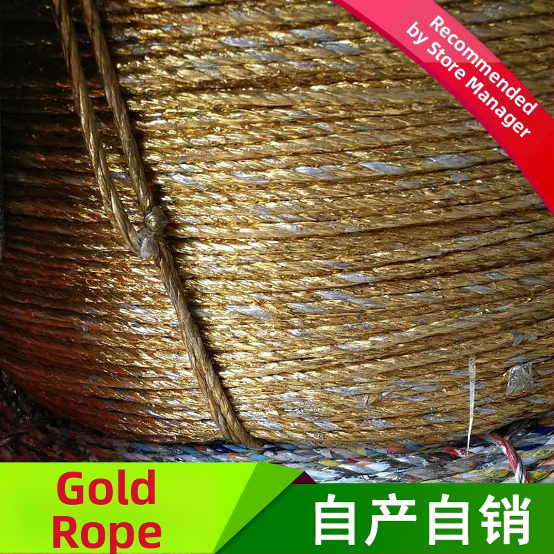 Skleníkové baliace lano, Gold Rope, materiál: kvetinový papier, hrúbka: 4, hmotnosť: 100