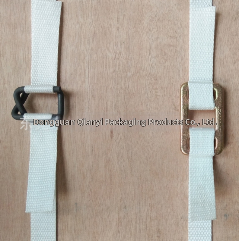 25 mm biela vysokovýkonná polyestrová webbing páska na prepravu a viazanie, odolná voči opotrebeniu, 500 m dĺžka, prierazová sila 2000 kg