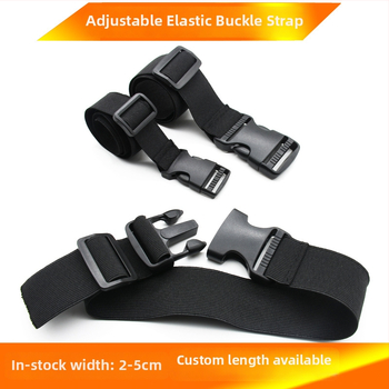 Elastická viazacia páska s prackou na stany a batožinu – polypropylén, hrúbka 1,2 mm, hmotnosť 0,2 kg, pôvod Guangdong, prispôsobené spracovanie