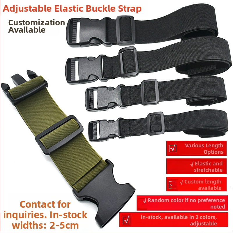 Elastická viazacia páska s prackou na stany a batožinu – polypropylén, hrúbka 1,2 mm, hmotnosť 0,2 kg, pôvod Guangdong, prispôsobené spracovanie