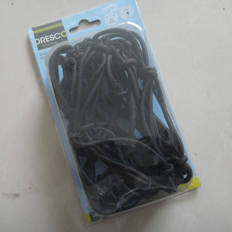 Mreža za prtljagu za auto i motocikl — elastična konstrukcija; debela gumena žica; nosivost: 25; marka: Yanjun