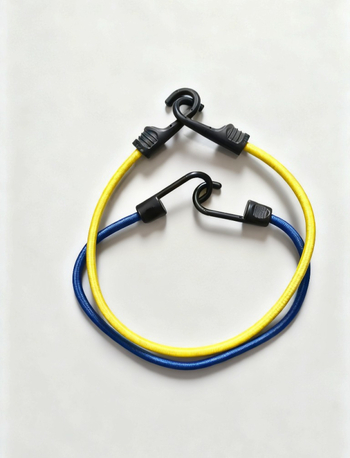 Elastično užad za prtljagu s kukom za bicikle i električna vozila; prirodni kaučuk i lateks; nosivost 25 kg; prilagođeno obrađivanje