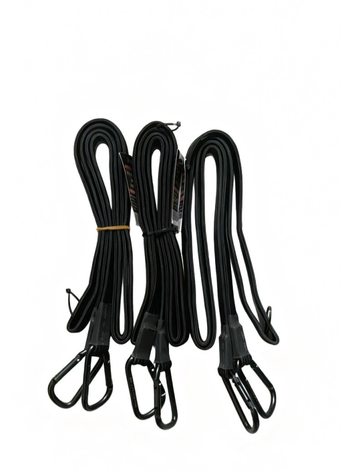 Elastično užad za prtljagu s kukom za bicikle i električna vozila; prirodni kaučuk i lateks; nosivost 25 kg; prilagođeno obrađivanje