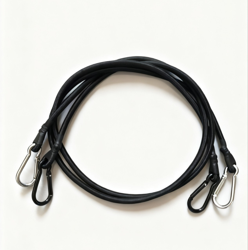 Elastično užad za prtljagu s kukom za bicikle i električna vozila; prirodni kaučuk i lateks; nosivost 25 kg; prilagođeno obrađivanje