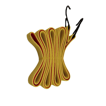 Elastična vezna traka s metalnim kukom za prtljagu i teret (materijal: gumena traka; površina: polipropilenska pređa; nosivost: 10; vuča: jaka; tip: metalna kuka)