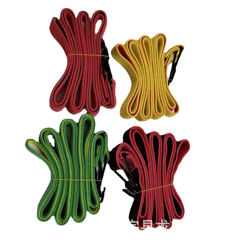 Elastična vezna traka s metalnim kukom za prtljagu i teret (materijal: gumena traka; površina: polipropilenska pređa; nosivost: 10; vuča: jaka; tip: metalna kuka)