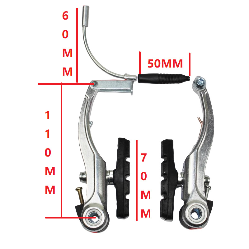 V-brake poluga za planinski bicikl | Mehaničko kočenje, model 110, Silver Star