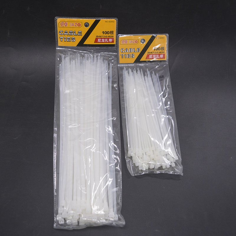 Najlon samouzamačna kabelska stezaljka s plastičnim kopčom; Bezhuo; Materijal: Plastika; Privatna oznaka: Nije licencirana