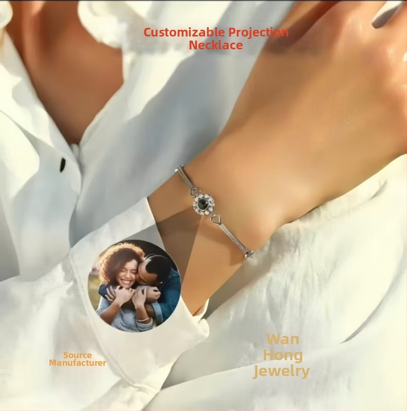 Сърцевидна медна гривна с електроплакиране – дамски ръчен аксесоар, Wanhong Jewelry