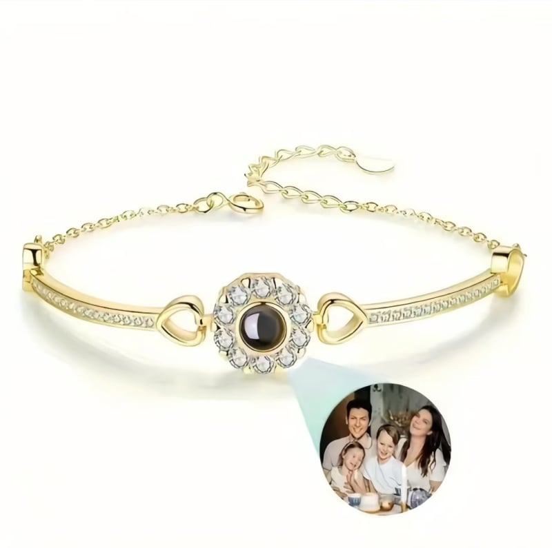 Сърцевидна медна гривна с електроплакиране – дамски ръчен аксесоар, Wanhong Jewelry