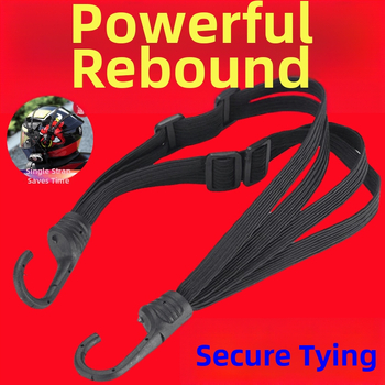 Elastická upevňovacia páska na motocykle, vyrobená z priadze, vhodná pre bicykle, elektrické bicykle, batožinu a prilby.