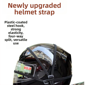 Elastická upevňovacia páska na motocykle, vyrobená z priadze, vhodná pre bicykle, elektrické bicykle, batožinu a prilby.