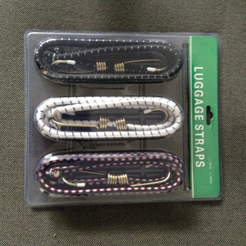 3 db elasztikus poggyász kötél elektromos robogók, motorkerékpárok és kerékpárokhoz — polipropilén fonal + gumi fonal