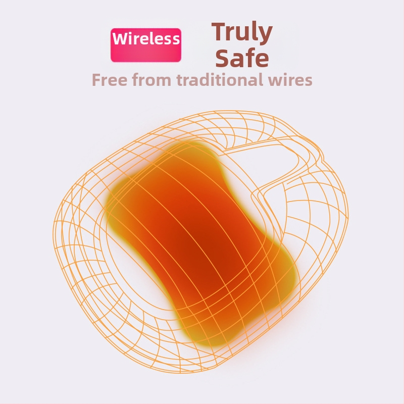 Подгряващи пантофи за вкъщи с USB зареждане, нагряваща подложка, естествена кожа, унисекс