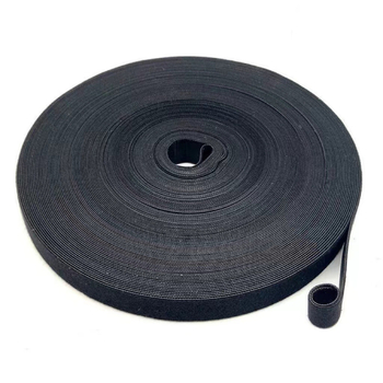 Dvostrani Velcro kaiš za kabel, crni, 8 mm, snažno držanje, samoljepljiva traka