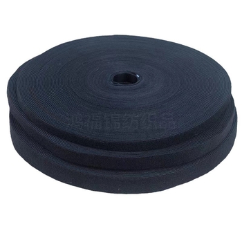 Dvostrani Velcro kaiš za kabel, crni, 8 mm, snažno držanje, samoljepljiva traka