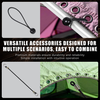 24 darabos poggyászszíj készlet, fémhorgokkal; anyag: polipropilén rost + gumiszalag; szakítószilárdság 25 kg; modell AQK-5110