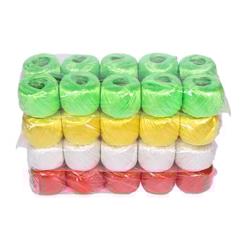 Strapping rope – PP material; Tip: Straps; Radno opterećenje 25 kg; Snaga puknuća 26 kg