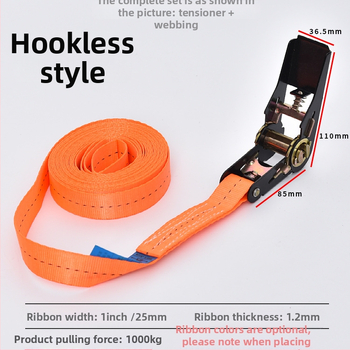 Polyestrový sťahovací popruh s napínacím mechanizmom, nosnosť 1000 kg