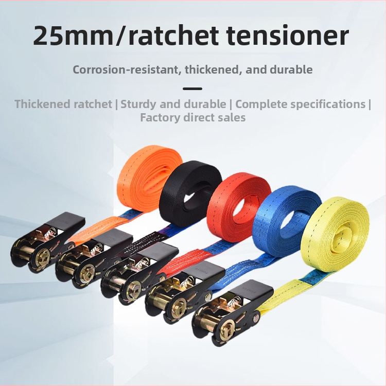 Polyestrový sťahovací popruh s napínacím mechanizmom, nosnosť 1000 kg