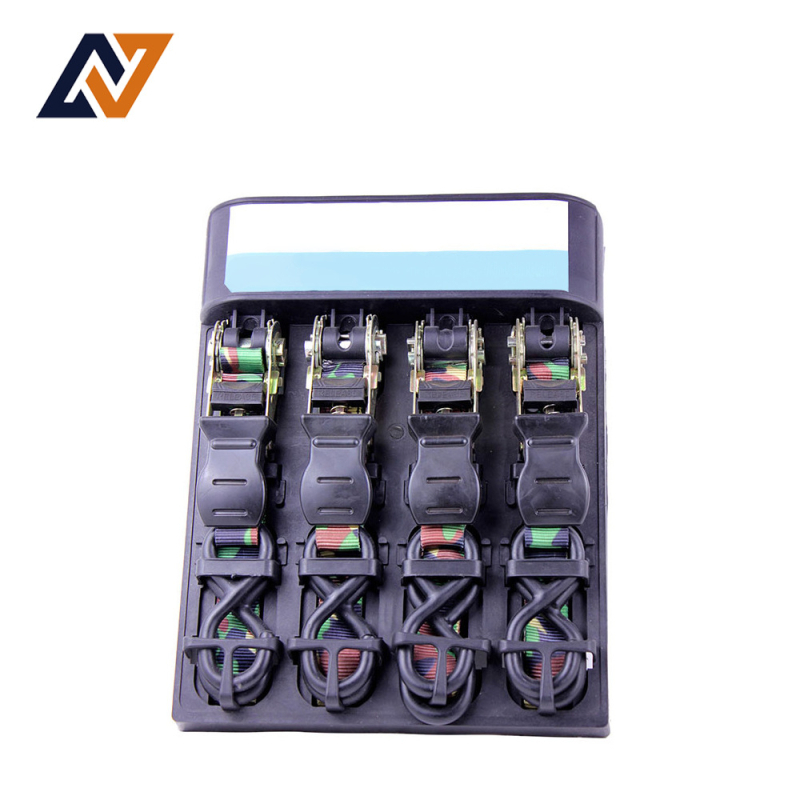 Teretni kaiš s napinjačem, maskirani poliester, dvostruke žljeb, teški kaiš za pričvršćivanje motocikla