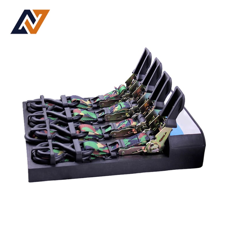 Teretni kaiš s napinjačem, maskirani poliester, dvostruke žljeb, teški kaiš za pričvršćivanje motocikla