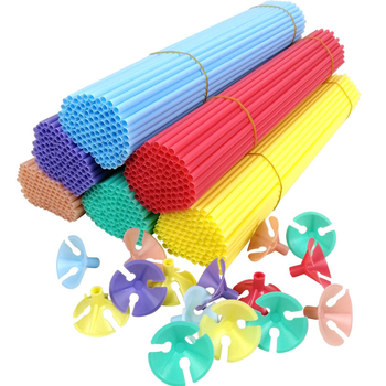 Držač štapića za balon - PVC, okrugli oblik, kompatibilan s ukrasnim balonima, bez loga