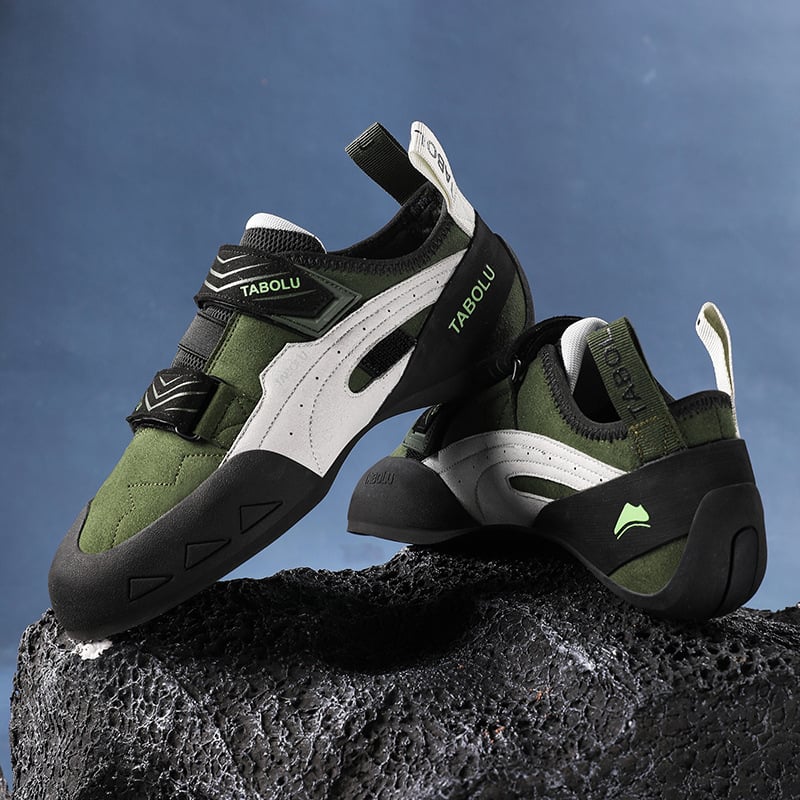 Παπούτσια αναρρίχησης με Velcro κλείσιμο, χαμηλό κόψιμο, διχτυωτό επάνω μέρος, αντιολισθητική εξωτερική σόλα από καουτσούκ