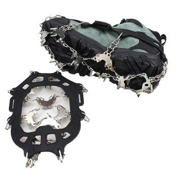 Cramponi din oțel inoxidabil cu 32 dinți pentru zăpadă și gheață – huse antiderapante pentru pantofi