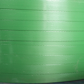 Bandă PET pentru ambalare manuală, model 1608, grosime 0,8 mm, rezistență la tracțiune ridicată