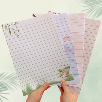 Set de hârtie pentru scris cu plicuri – stil chinezesc vintage pentru scrisori de dragoste scrise de mână