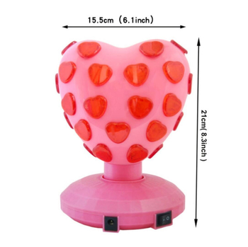 Lampă LED disco – Proiector pentru bar/scenă rotativ la 360°, alimentare cu baterie, montaj pe podea sau pe masă, control manual