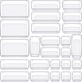 Cutie de depozitare pentru sertar, polistiren, model cu buline, 6810, capacitate 2 L