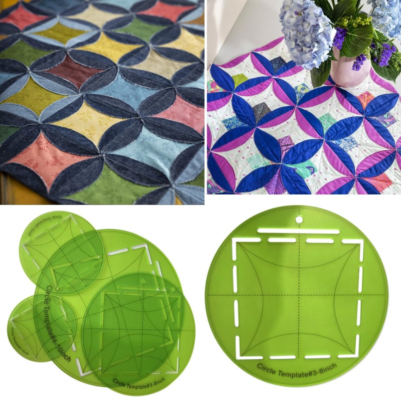 Kružni šablon za quiltanje – akril, DIY šivanje i patchwork set, šifra proizvoda Yx6878797