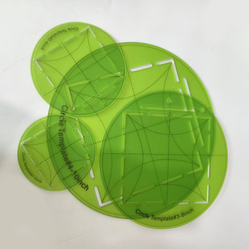 Kružni šablon za quiltanje – akril, DIY šivanje i patchwork set, šifra proizvoda Yx6878797