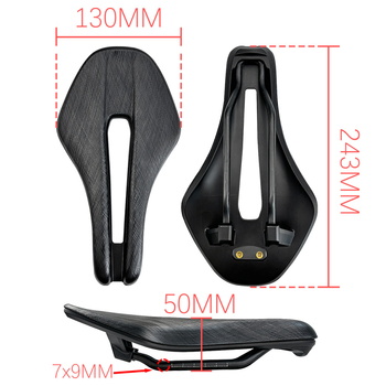 BALUGOE TT02 șa de bicicletă — fibră de carbon și oțel cu conținut de carbon, stil sport, utilizare universală