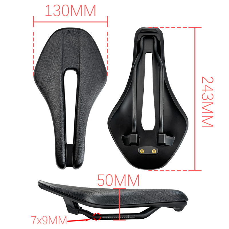 BALUGOE TT02 șa de bicicletă — fibră de carbon și oțel cu conținut de carbon, stil sport, utilizare universală