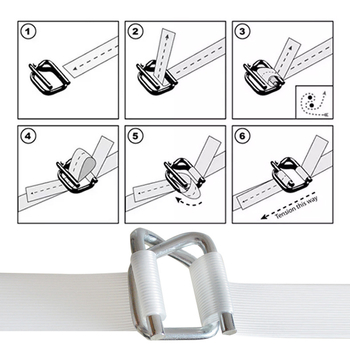 Solid Bandă de fibră din poliester – Bandă flexibilă pentru ambalare, ambalare de carton, rezistență la tracțiune 2469 kg