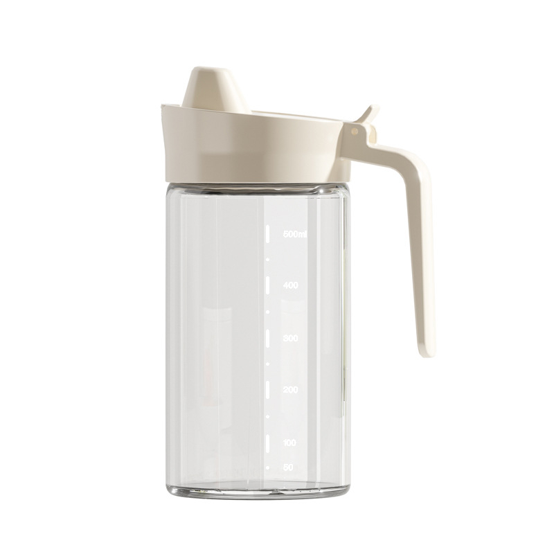 Recipient din sticlă pentru ulei, fără picurare, etanș, capacitate mare, recipient pentru condimente în stil japonez