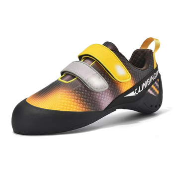 Παιδικά παπούτσια αναρρίχησης για αρχάριους με Velcro κλείσιμο, άνω μέρος από ύφασμα, αντιολισθητική σόλα από καουτσούκ, μεσαία σόλα από καουτσούκ, στρογγυλός μύτης