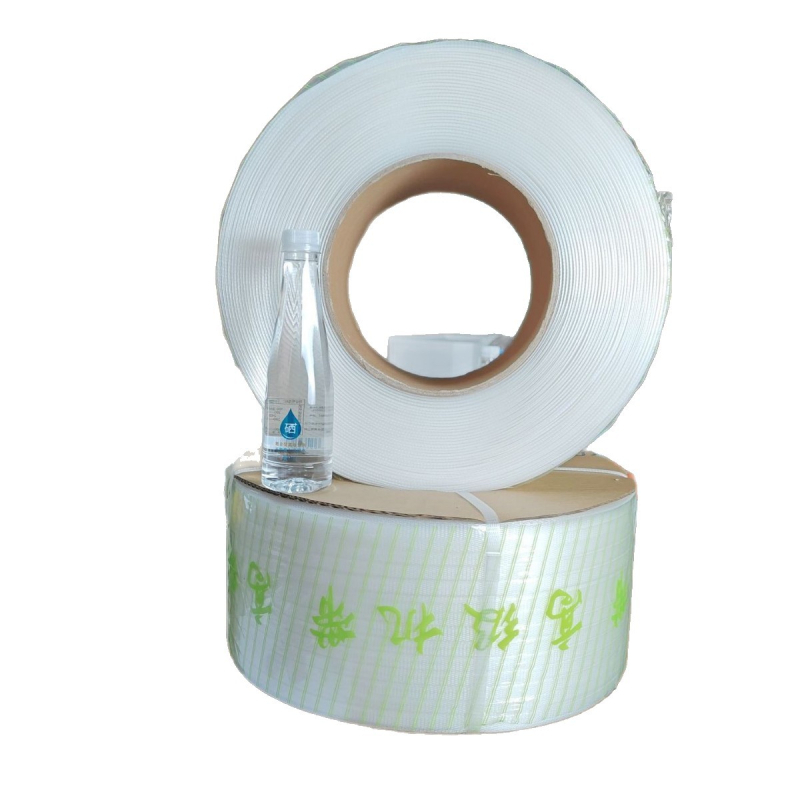 Role de bandă PP pentru ambalare, industrială, 350 kg rezistență la tracțiune, diametru exterior 400 mm, diametru interior 100 mm, greutate 10 kg
