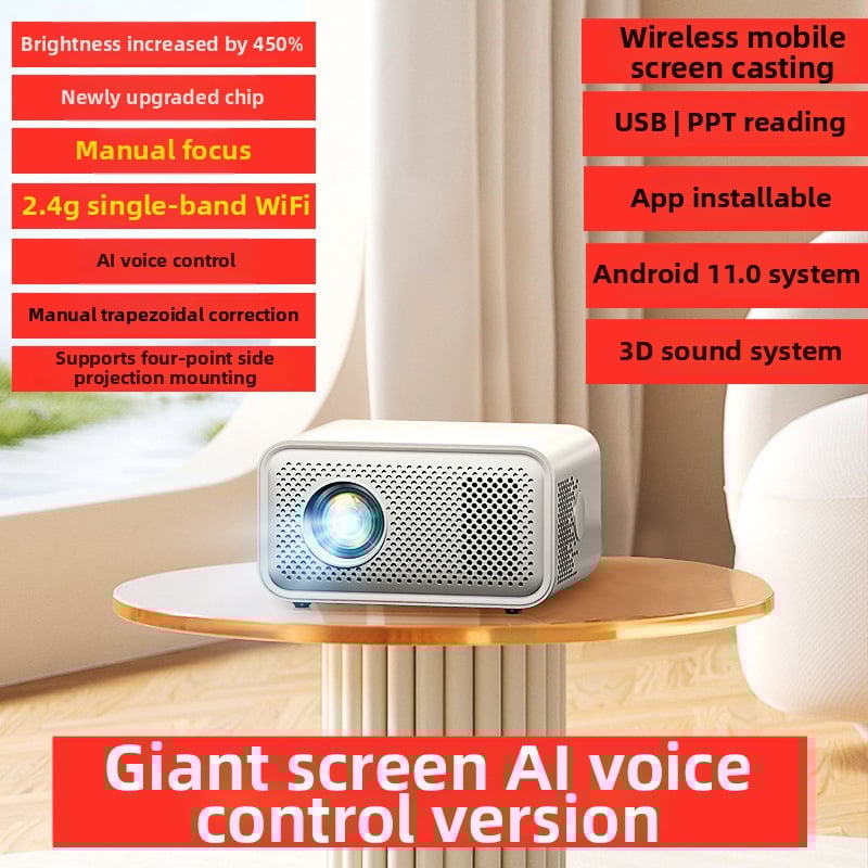 Projektor Full HD 1080p za kućno kino, spavaću sobu i studentski dom